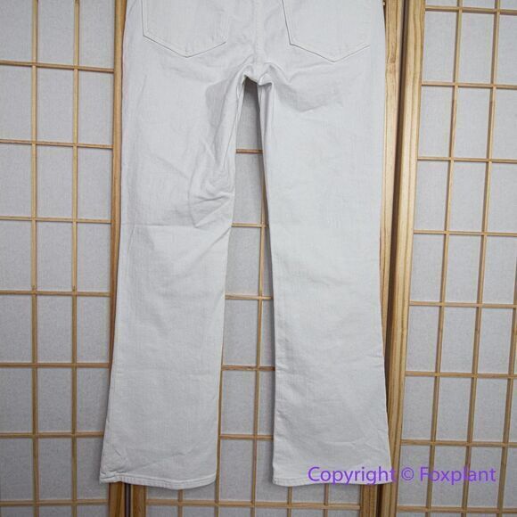 NEW Madewell Kick Out Crop Jeans in pure white, 27 - Picture 10 of 14